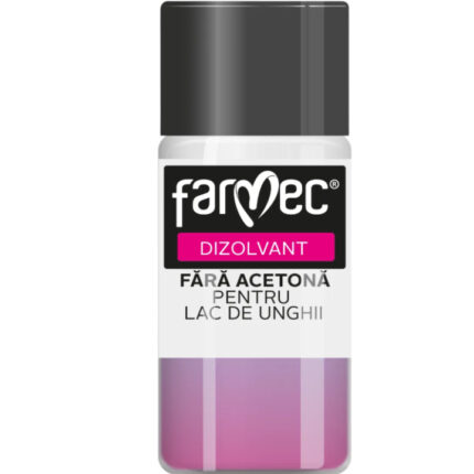 Dizolvant fara acetona pentru lac de unghii Farmec 50ml